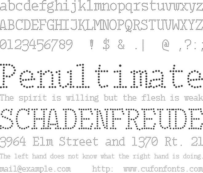 fs monital font preview