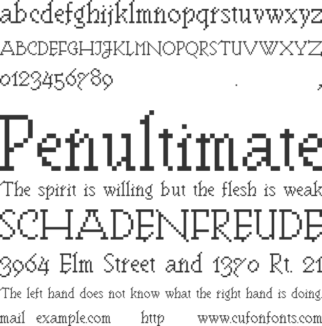 fs karajan font preview