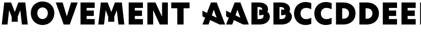 Movement font