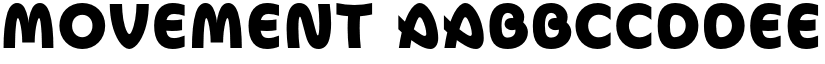 Movement font