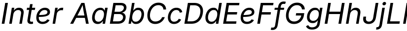 Inter (Variable) font