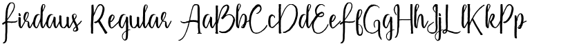 Firdaus Regular font