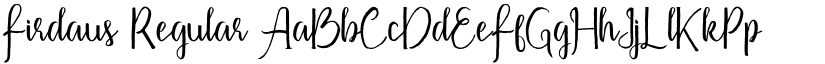 Firdaus Regular font
