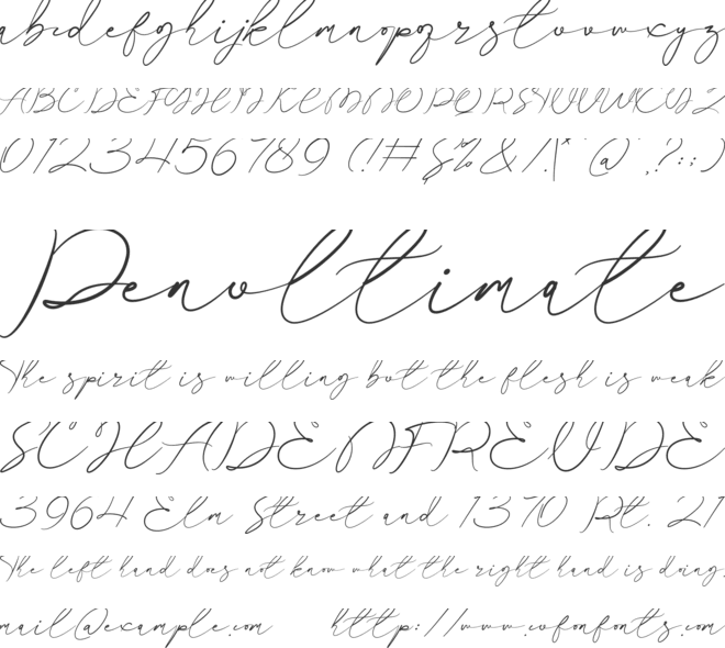 Dajestica Betamoora font preview