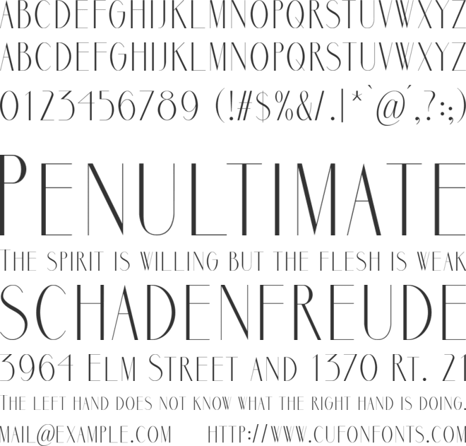 Marbre Sans font preview