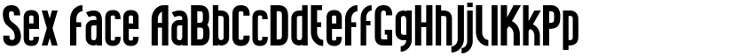 Sex Face font