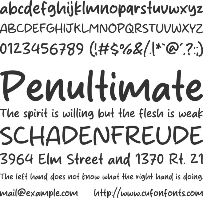 Night Clash font preview