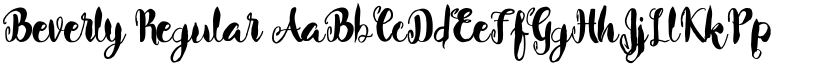 Beverly Regular font