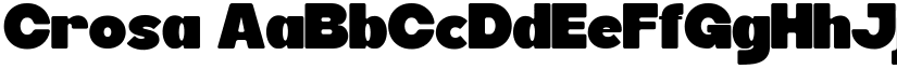 Crosa font download