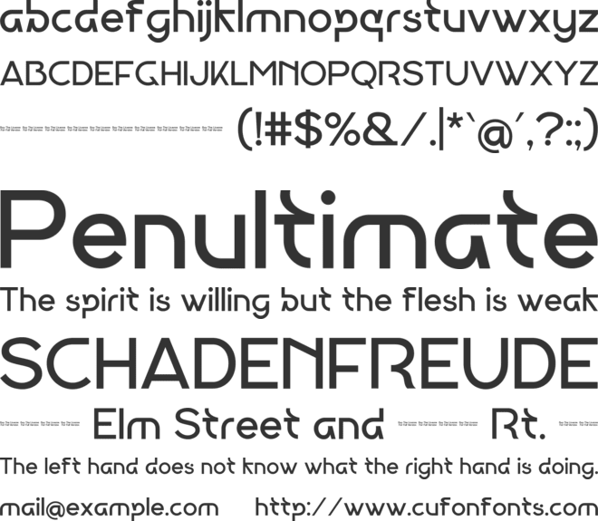 Keratus font preview