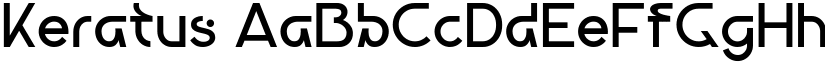 Keratus font