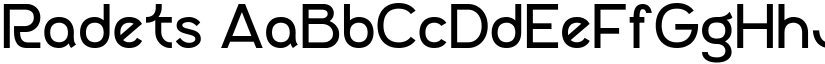Radets font
