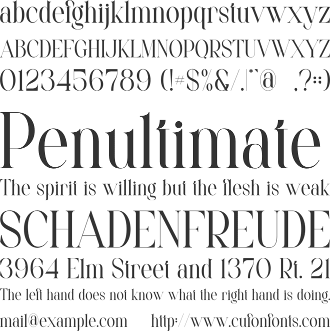 Qastic Estoda font preview