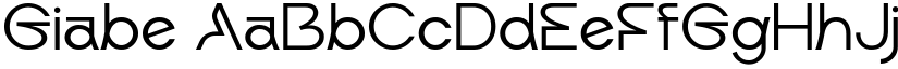 Giabe font download