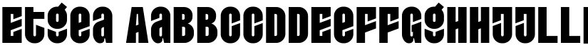 Etgea font