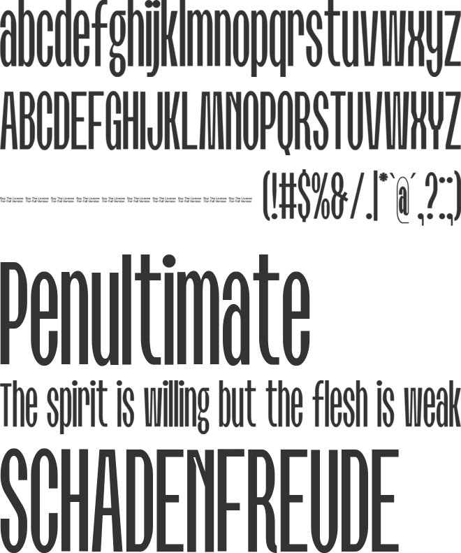 Begdruxs font preview