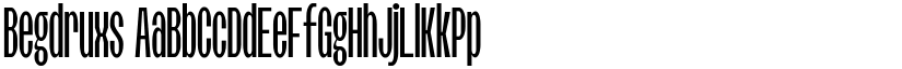 Begdruxs font