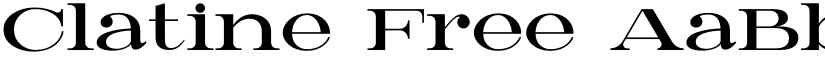 Clatine Free font download