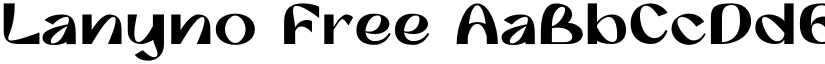 Lanyno Free font download