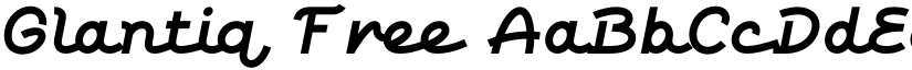 Glantiq Free font download