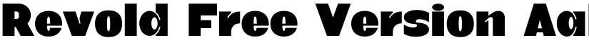 Revold Free Version font download