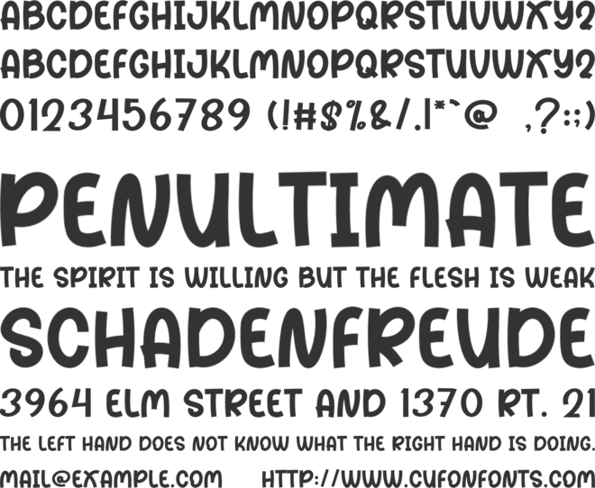 Smart Hearth font preview