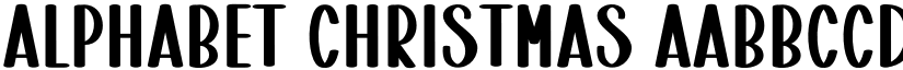 Alphabet Christmas font