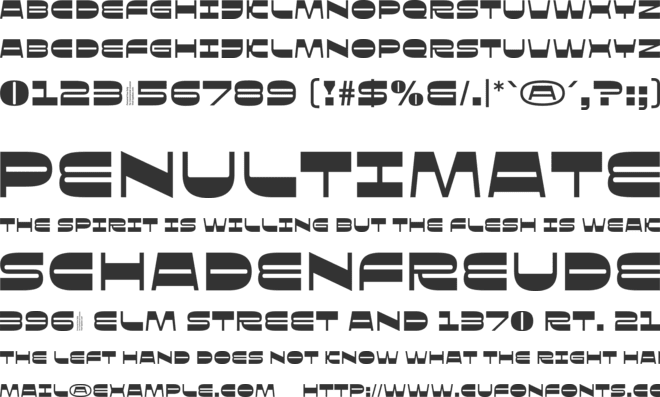 Conda font preview