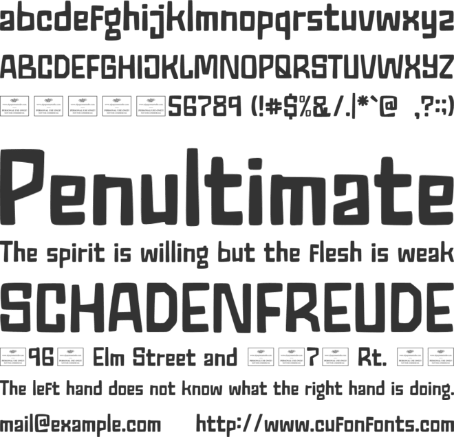 Linkage Free font preview