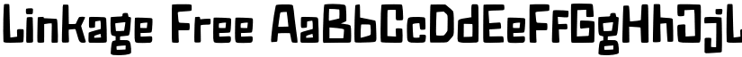Linkage Free font