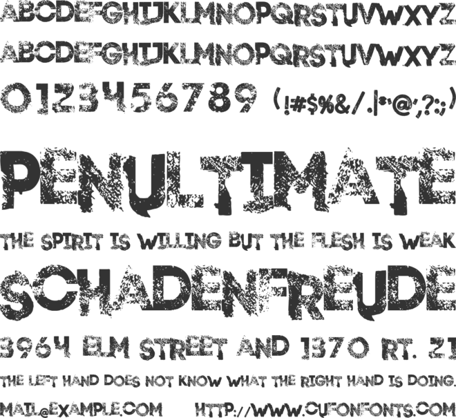 Vtks Acidoze font preview