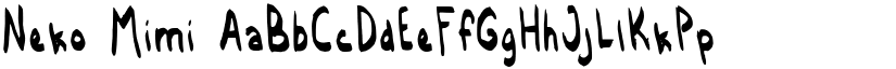 Neko Mimi font
