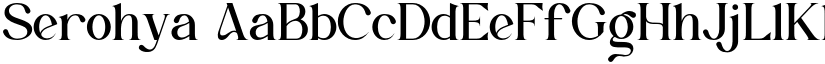 Serohya font download