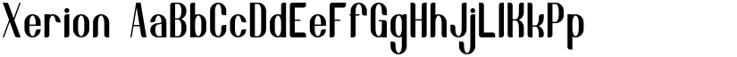Xerion font download