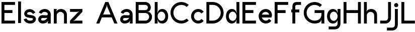 Elsanz font download