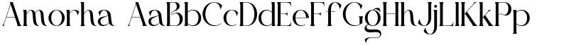 Amorha font