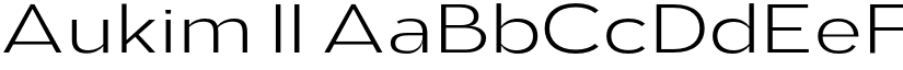 Aukim II font