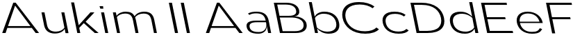 Aukim II font
