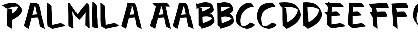 Palmila font download