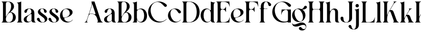 Blasse font download