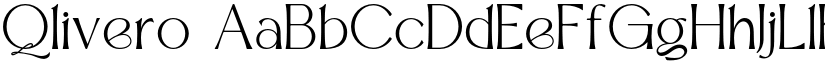 Qlivero font download