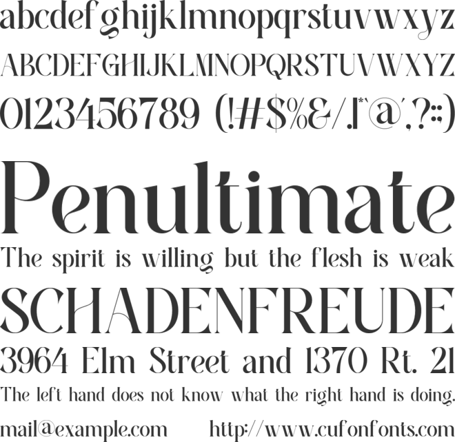 Ateroz font preview