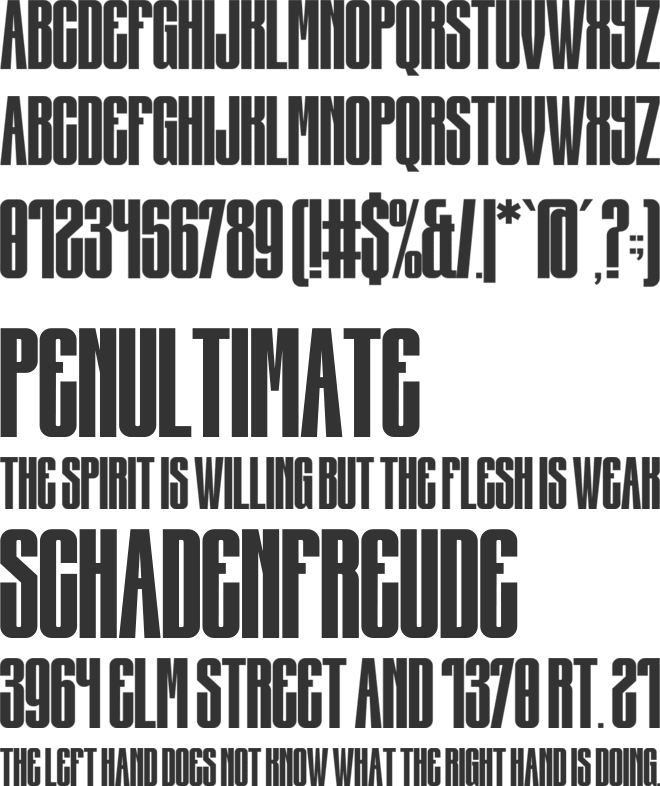 Sixseven font preview