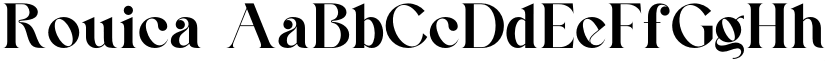 Rouica font