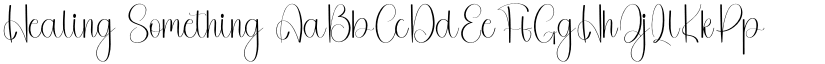 Healing Something font download