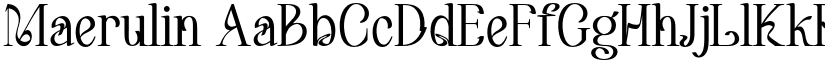 Maerulin font download