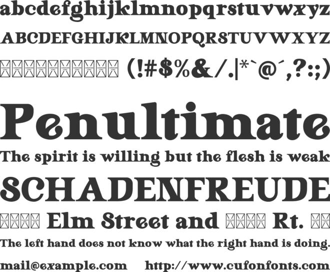 Cylarith Draketh font preview