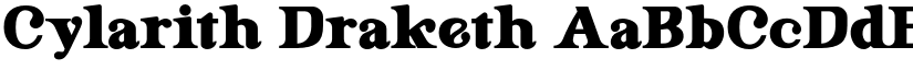 Cylarith Draketh font download