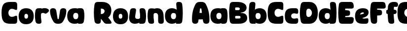 Corva Round font download