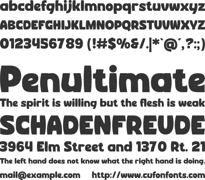 Corva  Inside font preview